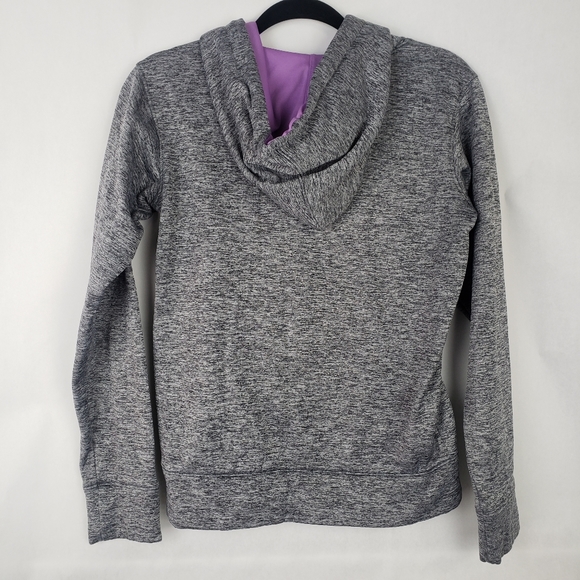 Under Armour Womens Hoodie sweater Pullover Gray Stretch Size Small - Picture 4 of 4